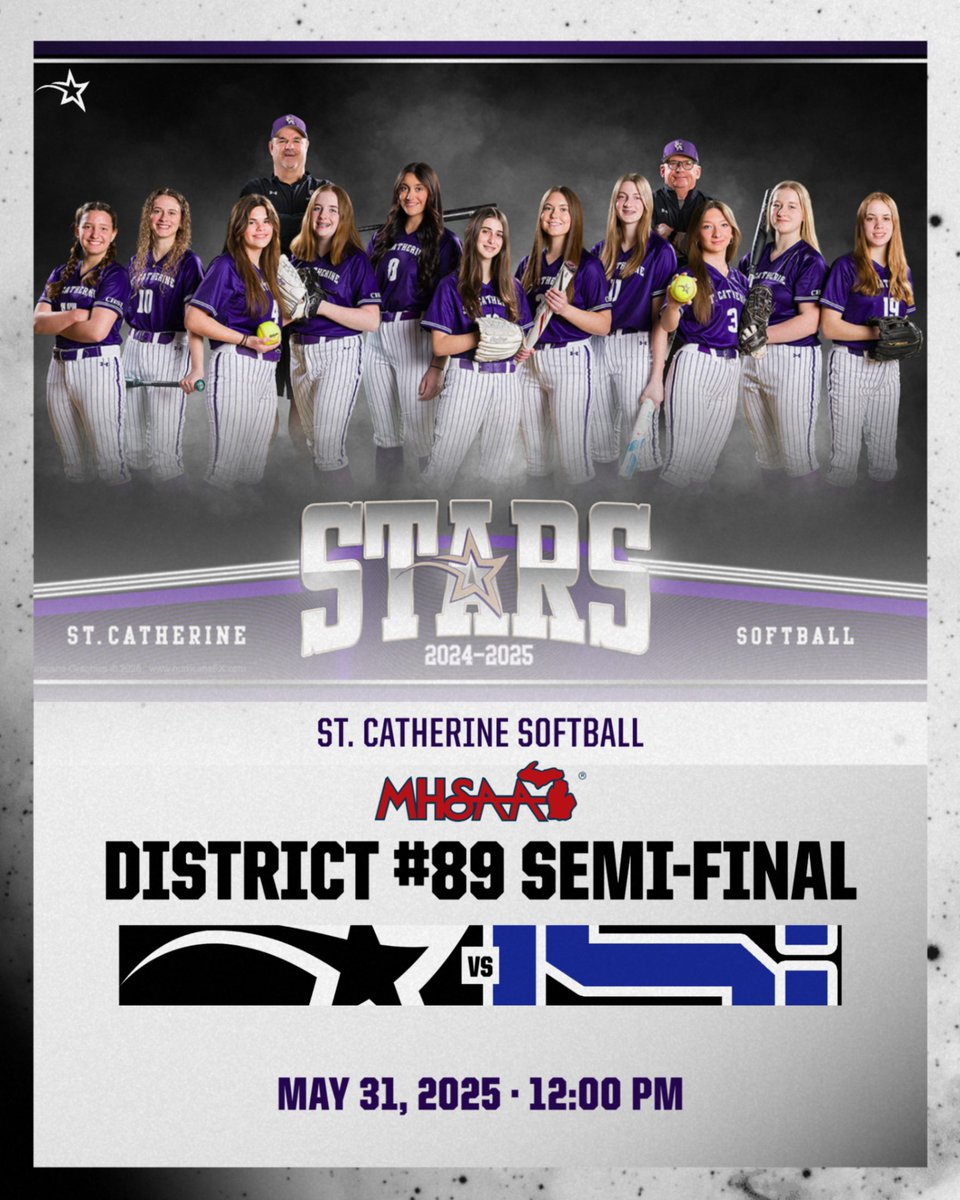 Wishing our softball team the best of luck as they take on Southfield Christian in the MHSAA District 89 Semi-Final! Play hard, stay focused, and leave it all on the field!
