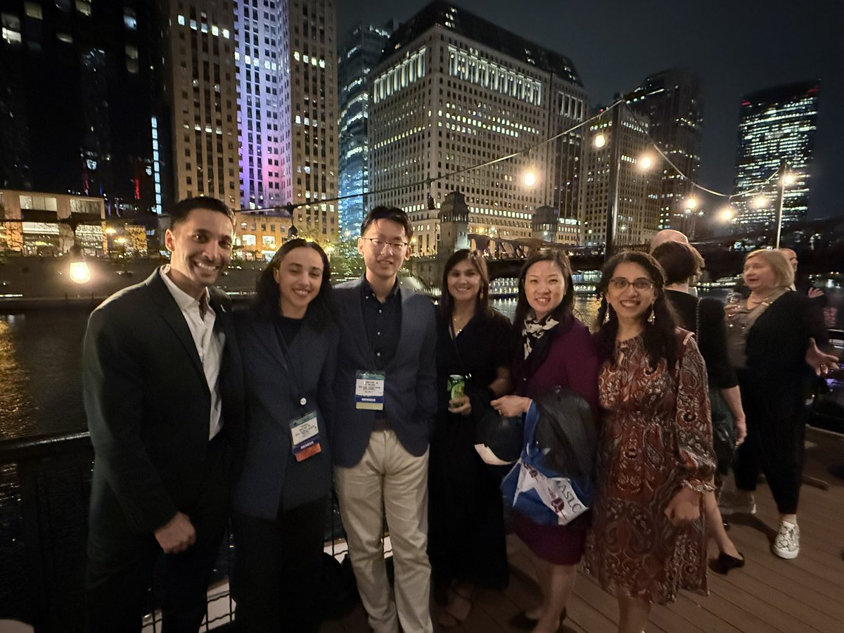 ASCO is all about networking, learning, collaborating, and enjoying! In awe with the science  being presented at #ASCO25 but equally thrilled to spend people with amazing colleagues!