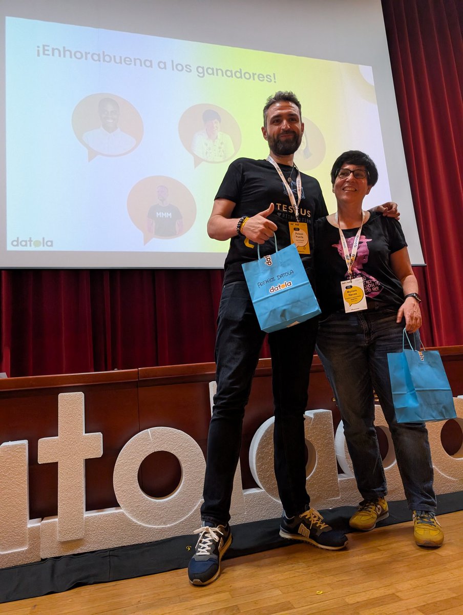 Datola | Comunidad de Analítica Digital (@datolaes) on Twitter photo Los premios Datola es el reconocimiento a quienes ayudan durante todo el año a mantener esto vivo.
🏆 Los premiados:
- Jude Nwachukwu
- Miriam Navas
- Jude Nwachukwu
- María José Garcia Pumarino
- <a href="/PelayoPuerta/">Pelayo Puerta</a>
- <a href="/AngelMendezM/">Angel Méndez</a>
Gracias! 💛 Los premios Datola es el reconocimiento a quienes ayudan durante todo el año a mantener esto vivo.
🏆 Los premiados:
- Jude Nwachukwu
- Miriam Navas
- Jude Nwachukwu
- María José Garcia Pumarino
- <a href="/PelayoPuerta/">Pelayo Puerta</a>
- <a href="/AngelMendezM/">Angel Méndez</a>
Gracias! 💛