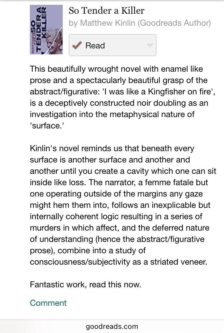 Tom Kendall (@tpkendall) on Twitter photo <a href="/garbagemagician/">≠matthew←kinlin●●◯♜</a> new review of Matt Kinlin’s fantastic new work published by <a href="/FilthyLoot/">filthy loot</a> <a href="/garbagemagician/">≠matthew←kinlin●●◯♜</a> new review of Matt Kinlin’s fantastic new work published by <a href="/FilthyLoot/">filthy loot</a>