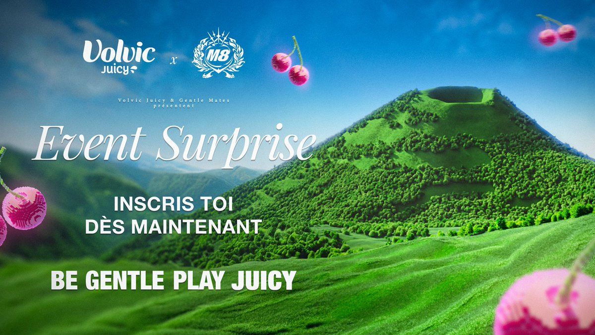 Gentle Mates (@gentlemates) on Twitter photo Vous êtes dispo le 5 juin ? Ça tombe bien, on organise un event surprise avec <a href="/Volvic_fr/">Volvic France</a> !
Incrivez-vous ici : forms.gle/9nWDwFMZyQhpqX… Vous êtes dispo le 5 juin ? Ça tombe bien, on organise un event surprise avec <a href="/Volvic_fr/">Volvic France</a> !
Incrivez-vous ici : forms.gle/9nWDwFMZyQhpqX…