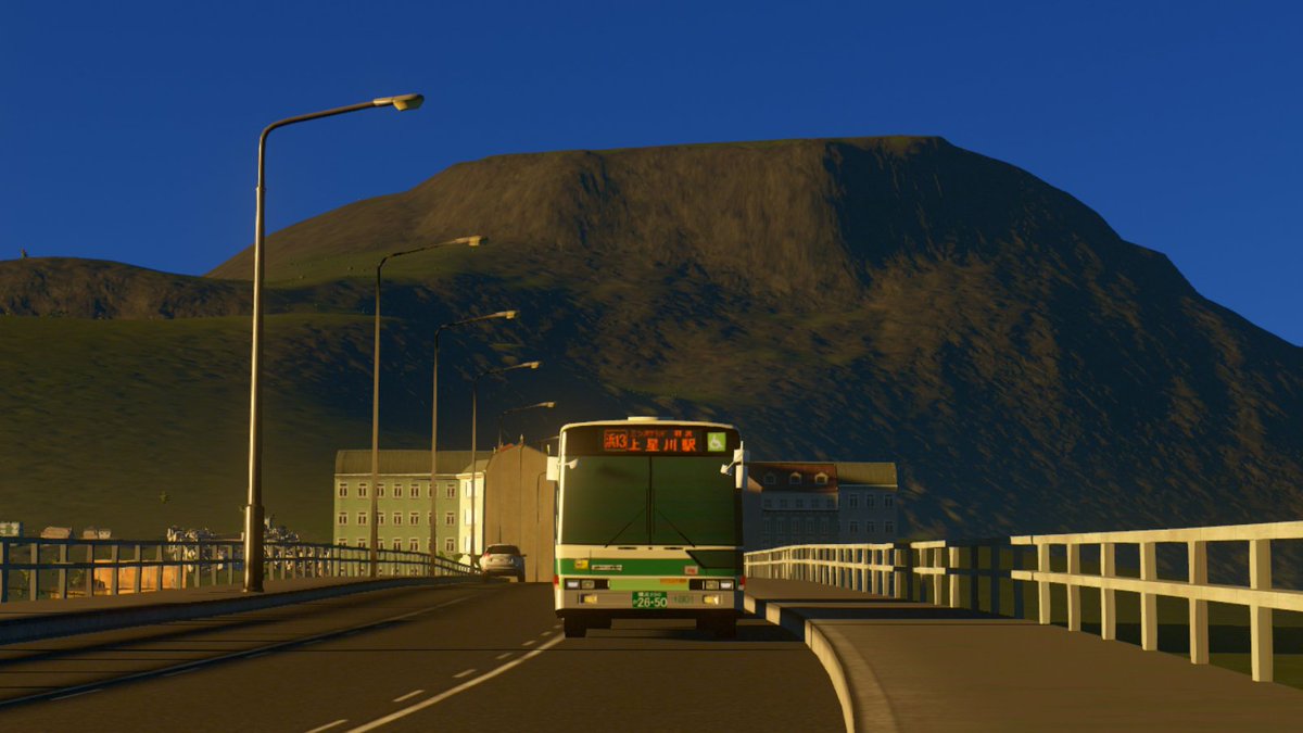 山バック