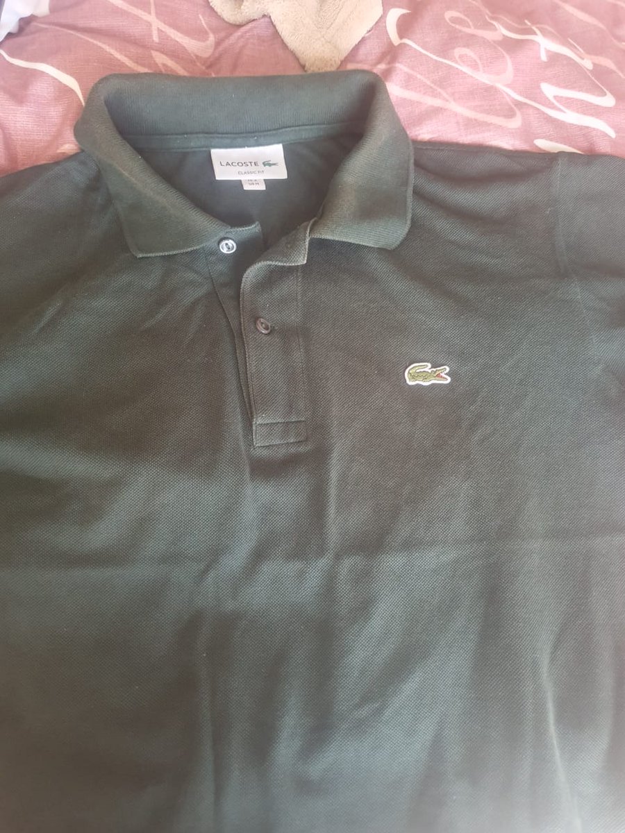 Miss_VeeGee's tweet photo. @Lacoste m not happy with the quality of the golf shirt I bought last year. Misplaced my cash slip cause i believed in u...Only wore it 3 times. Unacceptable https://t.co/DRBXDpiUdj