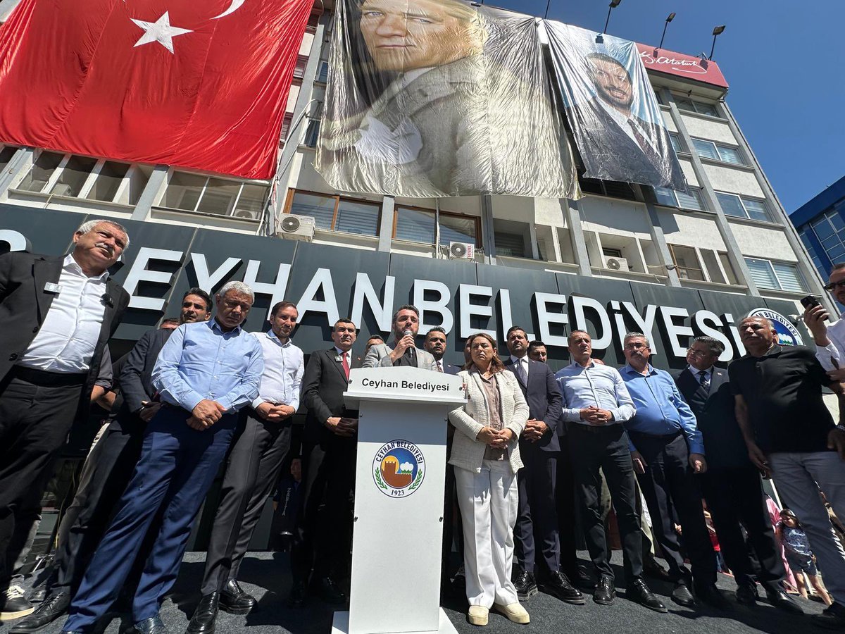 “Egemenlik, kayıtsız şartsız milletindir.”

Halk iradesine darbe vurulamaz!

Seyhan’dan sonra Ceyhan’dayız. 

Kadir Aydar başkanımızın, Oya Başkan başkanımızın, Ekrem başkanımızın ve haksızlığa, hukuksuzluğa maruz kalan tüm belediye başkanlarımızın yanındayız.

Kurtuluş yok tek