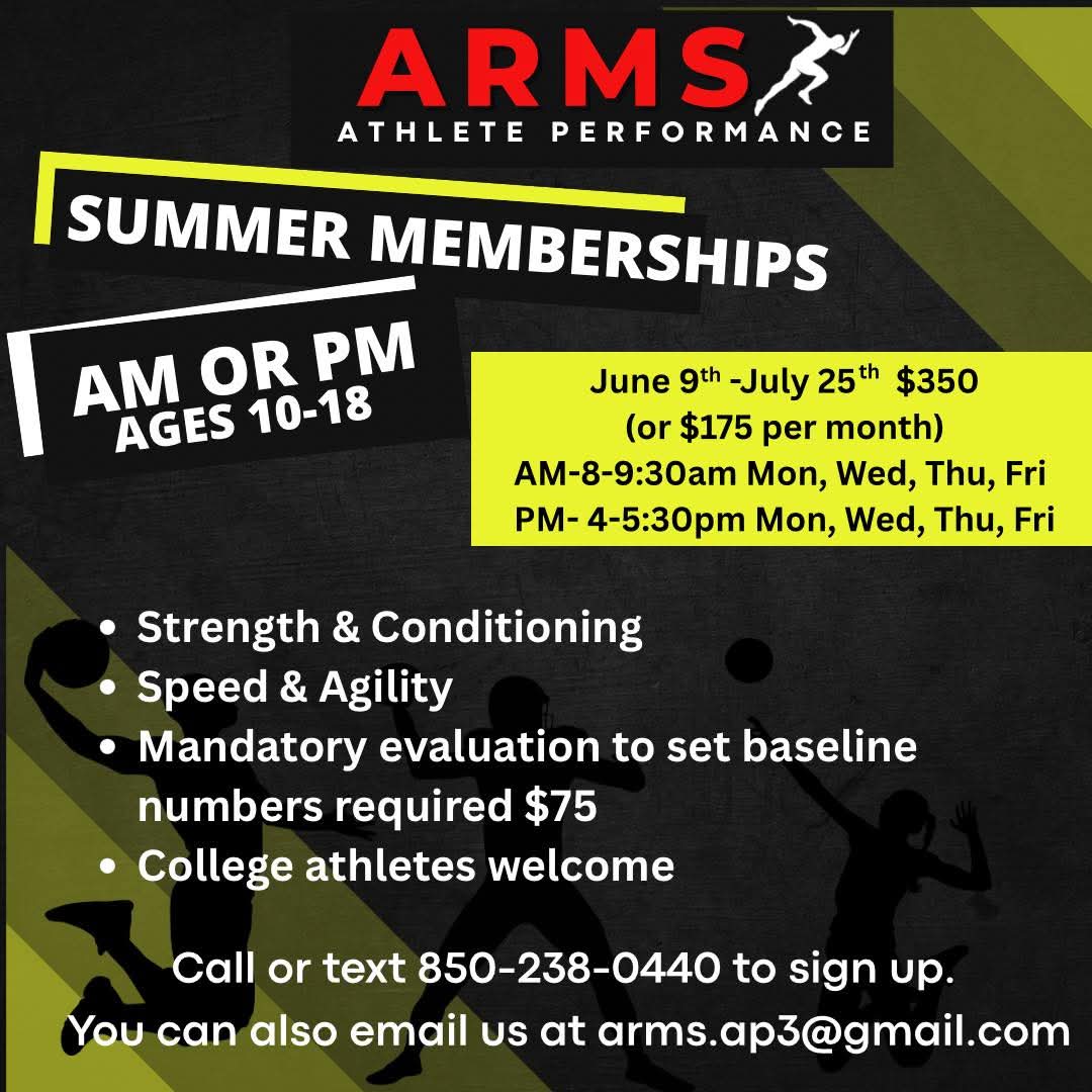 🎉 SUMMER TRAINING GIVEAWAY 1 MONTH OF TRAINING + An EVALUATION $250 value

To enter: ✅ Like this post ✅ Follow Arms AP on X, FB, IG, TikTok ✅ Tag 3 friends ✅ Share to story/page for bonus entry
Certified coaching, pro-grade equipment, 26+ yrs exp.

Winner announced June 7th!