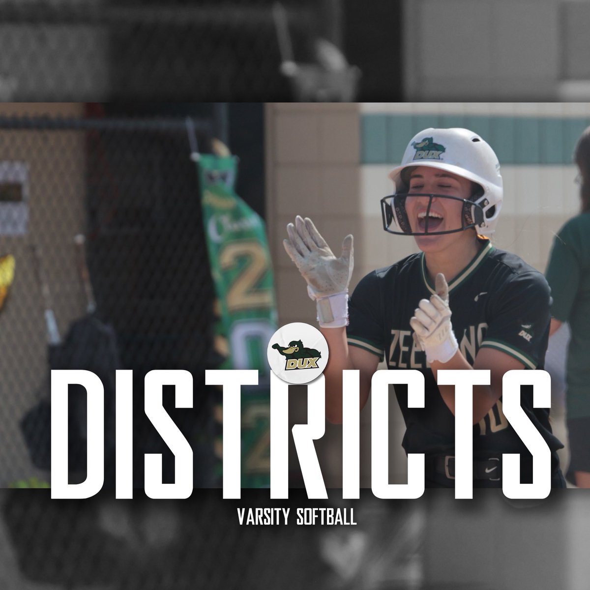 Tournament time! Softball plays ZE in the district semifinal at 12pm today with a chance to make the final at 2pm. All games are at Jenison HS. Go Dux!
