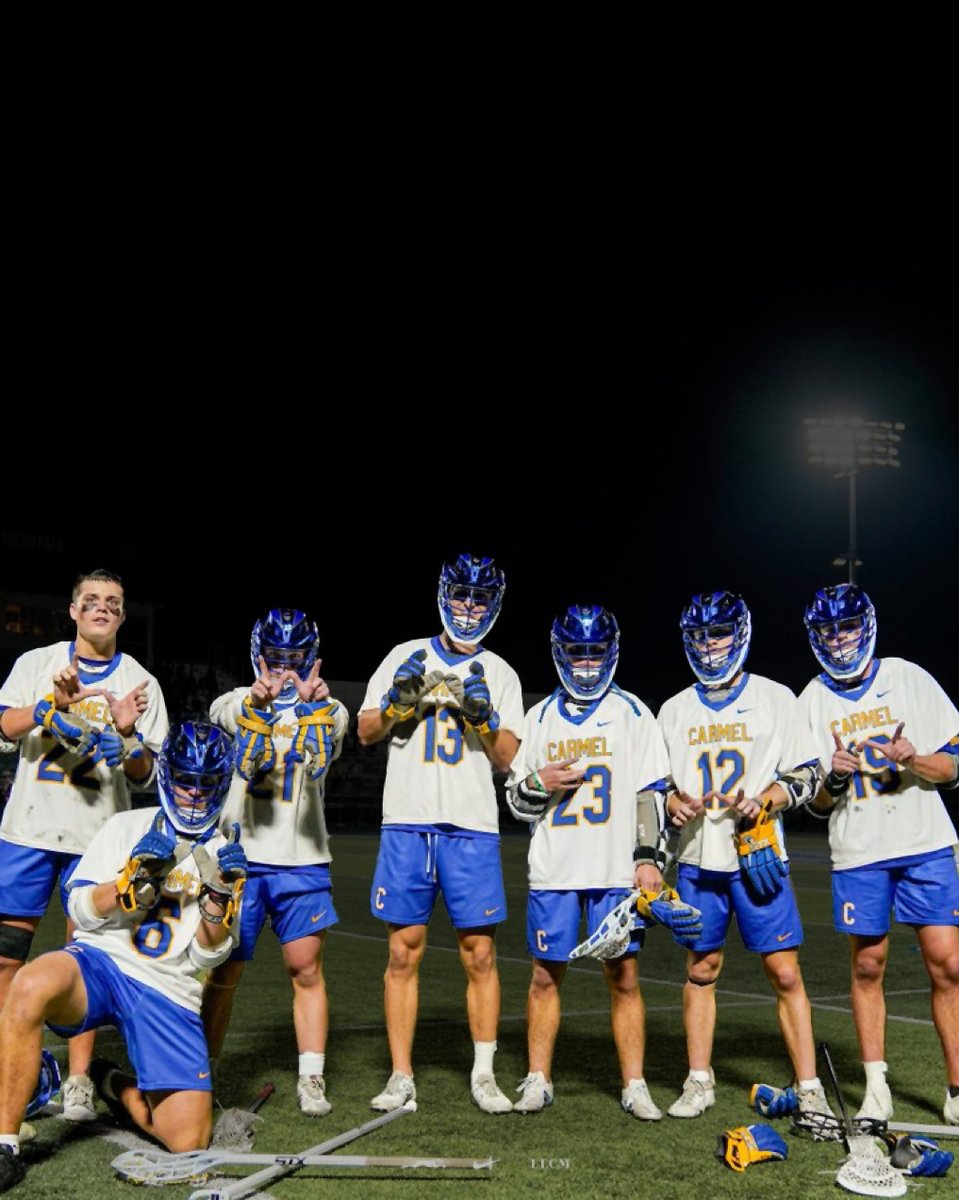 Wishing good luck to the Carmel Men’s Lacrosse team as they make their way to the State Championship! The below photo is from their win against Culver Varsity. #RollHounds