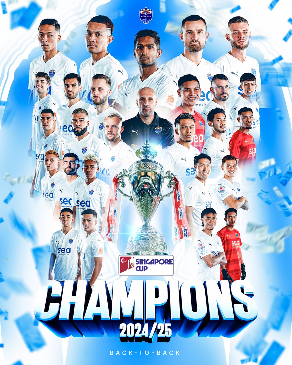 lioncitysailors's tweet photo. 𝐁𝐚𝐜𝐤-𝐭𝐨-𝐛𝐚𝐜𝐤 𝐒𝐢𝐧𝐠𝐚𝐩𝐨𝐫𝐞 𝐂𝐮𝐩 𝐂𝐡𝐚𝐦𝐩𝐢𝐨𝐧𝐬! 🏆

#allhandsondeck #lioncitysailors #SGCup https://t.co/JWuWrbi29P