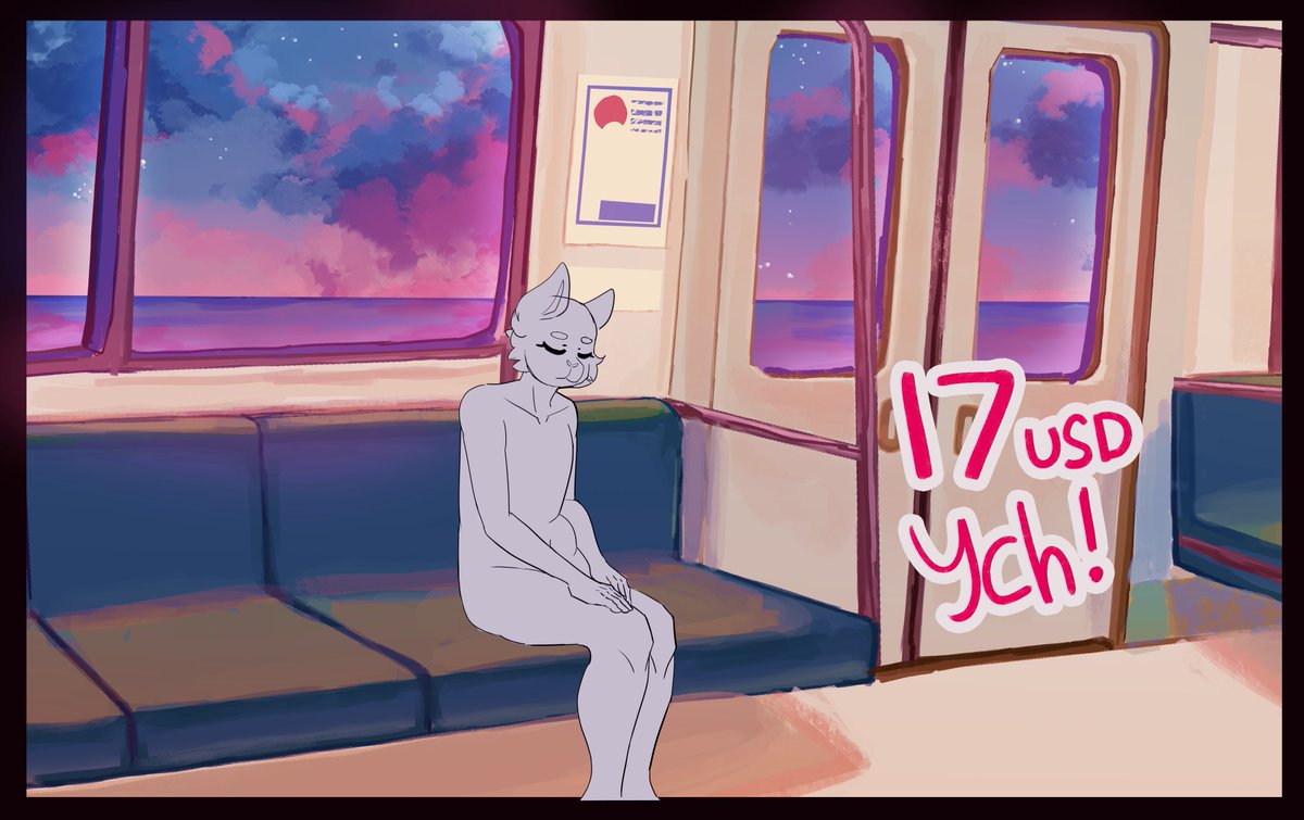 A.17$ 
- one character 
- any specie
 - any gender 

B.26$ 
-  two characters 
- any species
 - any gender
 _________ 
Dm or comment me. 
Payment : paypal only! 
_________ 
#furryart #ychfurry #ych #furryych #furry