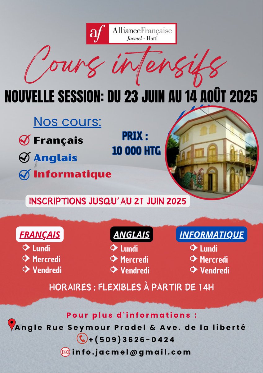 Alliance française de Jacmel tweet media