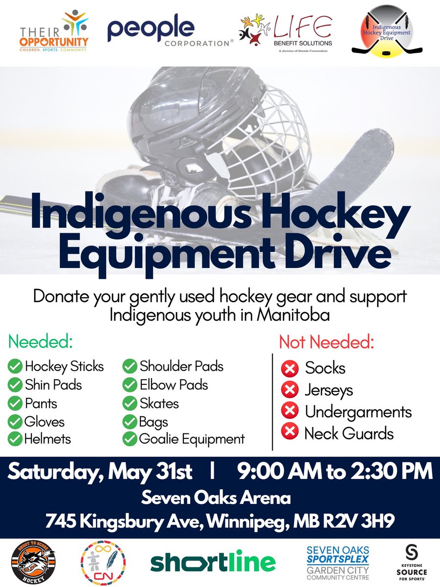 Have some gently used equipment to donate? Today’s the day Manitoba!