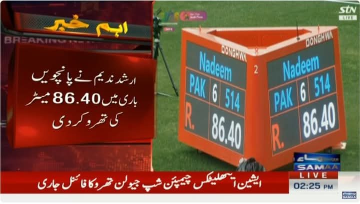 consistency, discipline &amp; focus 
Well done, Arshad! 👏🇵🇰
#ArshadNadeem
The man, the myth, the legend