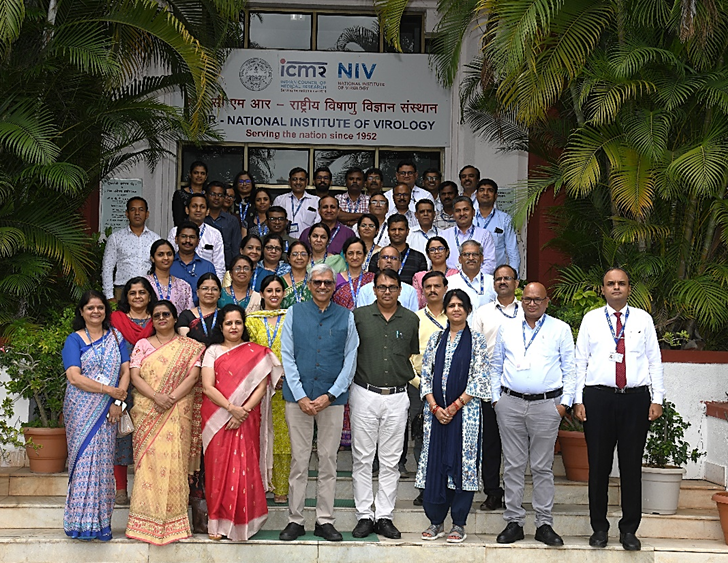 ICMR-NIV (@icmr_niv) on Twitter photo Dr Rajiv Bahl, Secy <a href="/DeptHealthRes/">Department of Health Research, MoHFW</a> and DG <a href="/ICMRDELHI/">ICMR</a> visited @ICMR_NIV to review #research #activities, engage with #scientists on key #scientific #programs, #achievements & #challenges. Discussion focused on #national #scientific #priorities #ViksitBharat <a href="/MoHFW_INDIA/">Ministry of Health</a> <a href="/PIB_India/">PIB India</a> Dr Rajiv Bahl, Secy <a href="/DeptHealthRes/">Department of Health Research, MoHFW</a> and DG <a href="/ICMRDELHI/">ICMR</a> visited @ICMR_NIV to review #research #activities, engage with #scientists on key #scientific #programs, #achievements & #challenges. Discussion focused on #national #scientific #priorities #ViksitBharat <a href="/MoHFW_INDIA/">Ministry of Health</a> <a href="/PIB_India/">PIB India</a>