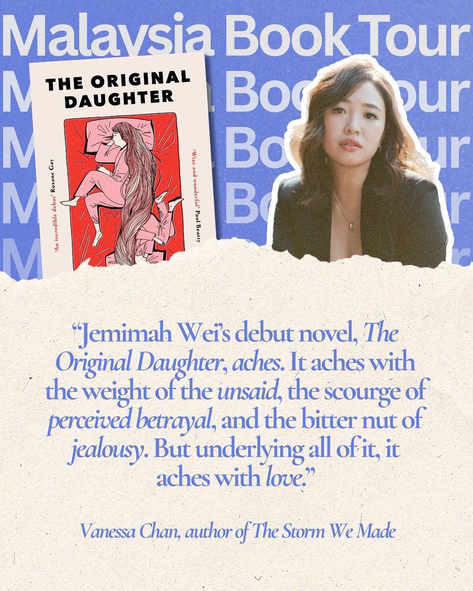 definitelybooks's tweet image. From stashing childhood secrets in biscuit tins to crashing out at the weight of millennial post-secondary school anxiety, join Singaporean author @jemmawei as she talks about her novel in the heart of Kuala Lumpur, Malaysia.