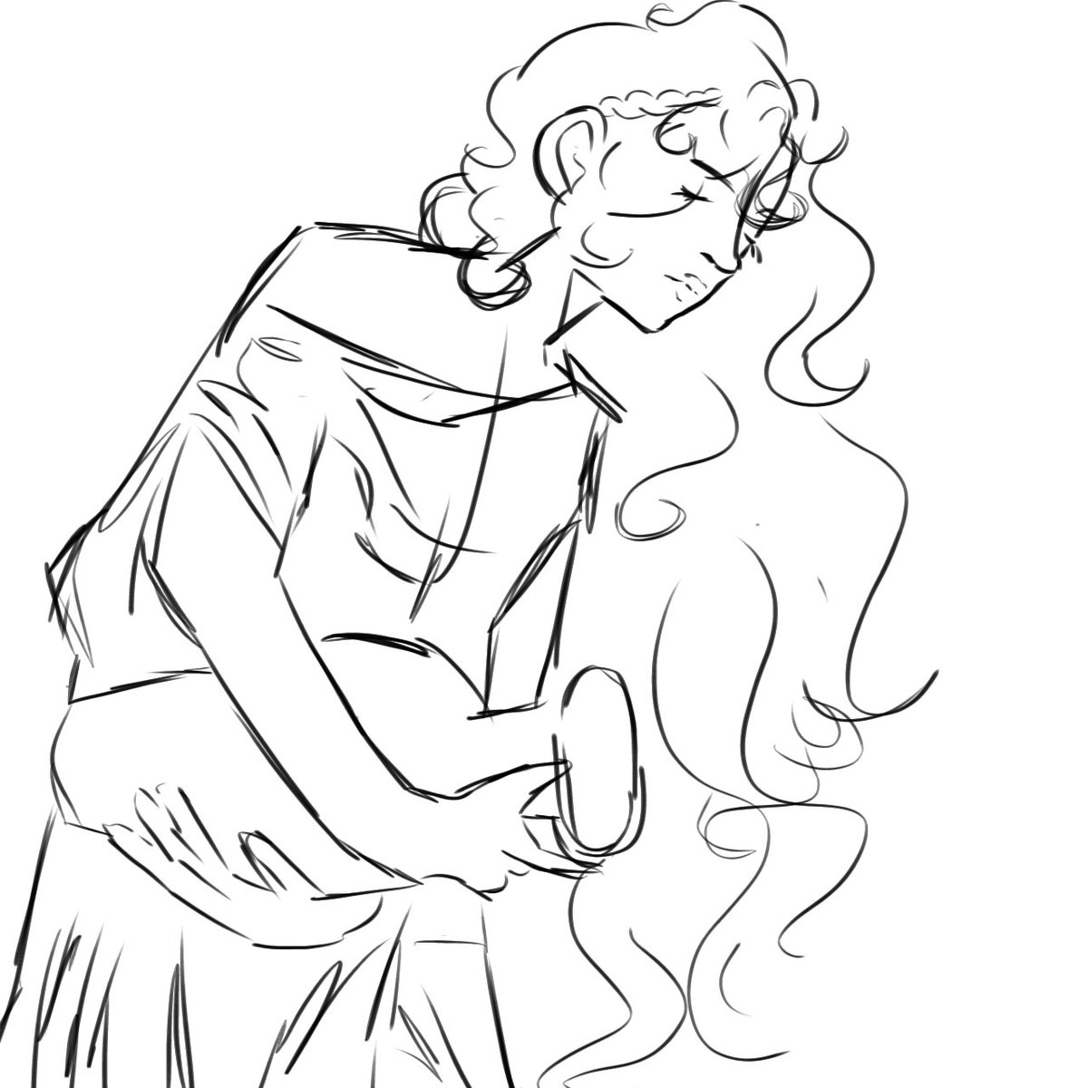 MaximusDoesArt's tweet photo. Sketching #briseis https://t.co/O4lukDC4cs