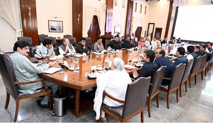 Sindh Information Department (@sindhinfodepart) on Twitter photo وزیراعلیٰ سندھ سید مراد علی شاہ کی زیر صدارت آئندہ مالی سال 26-2025 کے بجٹ تجاویز پر غور کیلئے کابینہ کا اجلاس
اجلاس میں صوبے میں غربت کے خاتمے اور پائیدار ترقی کے عزم کو اجاگر کیا گیا
ہماری ترجیح جاری منصوبوں کی تکمیل ہے۔ وزیراعلیٰ سندھ
<a href="/MuradAliShahPPP/">Murad Ali Shah</a> وزیراعلیٰ سندھ سید مراد علی شاہ کی زیر صدارت آئندہ مالی سال 26-2025 کے بجٹ تجاویز پر غور کیلئے کابینہ کا اجلاس
اجلاس میں صوبے میں غربت کے خاتمے اور پائیدار ترقی کے عزم کو اجاگر کیا گیا
ہماری ترجیح جاری منصوبوں کی تکمیل ہے۔ وزیراعلیٰ سندھ
<a href="/MuradAliShahPPP/">Murad Ali Shah</a>