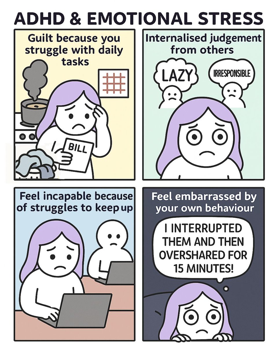 Someone help me understand...

Why isn’t the emotional side of ADHD an 'official symptom'?

You can deal with being forgetful, fidgety, or distracted. 
But the guilt, shame, anxiety, stress, anger, embarrassment...

That's the stuff that's hardest to live with.