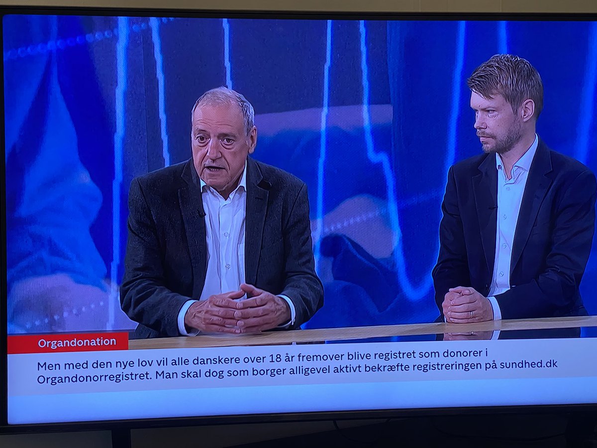 Vores formand <a href="/MogensenTorben/">Torben Mogensen</a> var i <a href="/tv2newsdk/">TV 2 NEWS</a> her til morgen og opfordre til masser af information til danskerne om at tage stilling til organdonation, så flere får taget det vigtige valg #sundpol #TagStilling