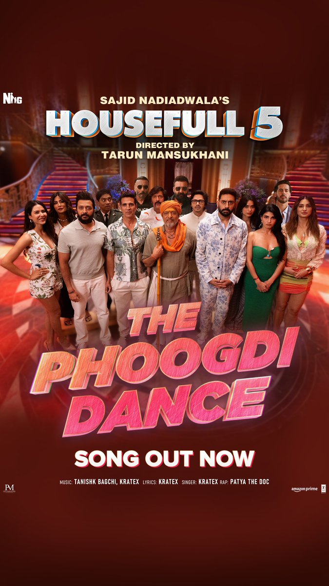 Phoo Bai Phoo Phoogdi Phoo - Now it's your turn to groove too! 🕺🏻💥
#ThePhoogdiDance Song Out Now! 

bit.ly/ThePhoogdiDance 

#Housefull5 releases in cinemas near you on 6th June 2025! 

#SajidNadiadwala’s #Housefull5
Directed by <a href="/Tarunmansukhani/">Tarun Mansukhani</a> 

#CinépolisIndia