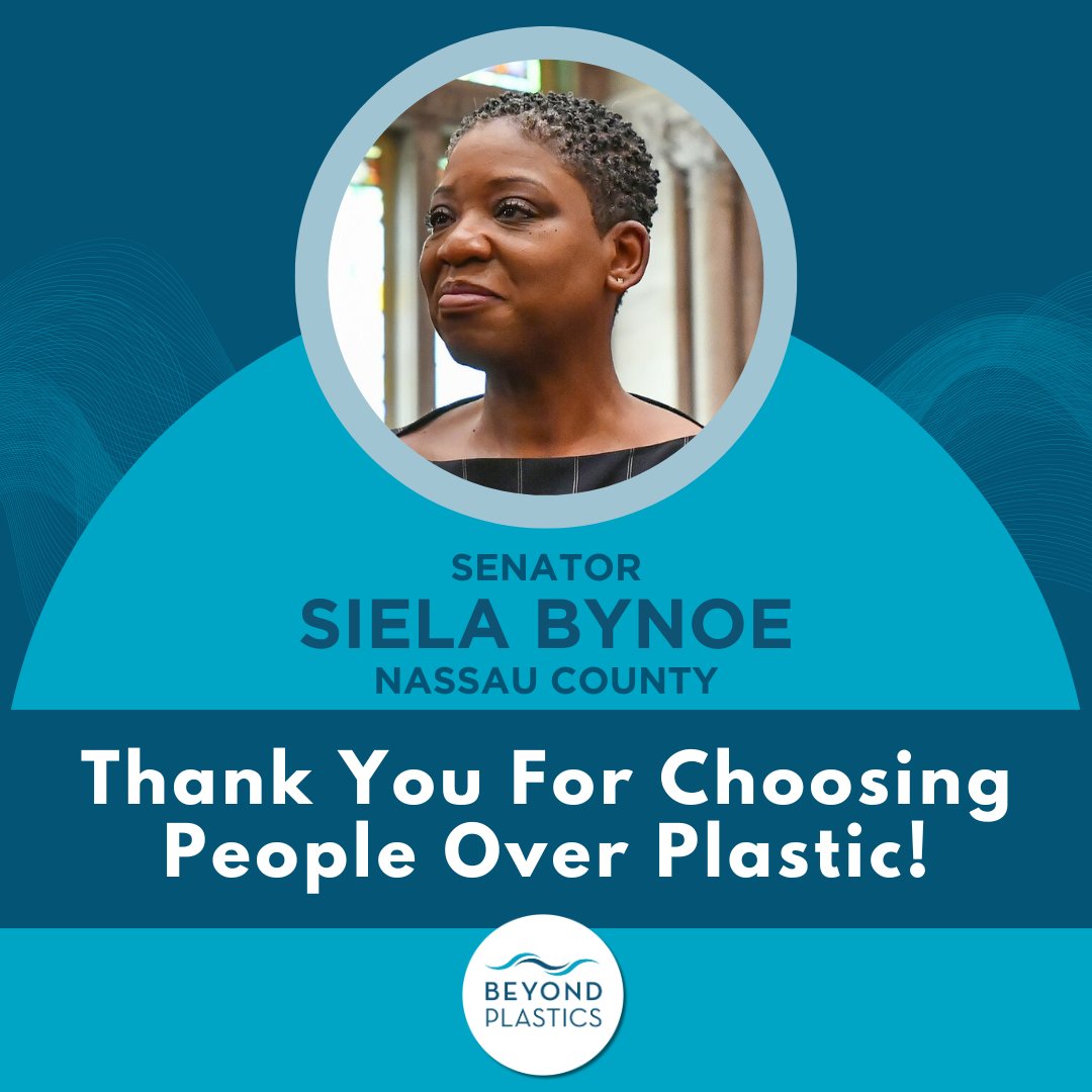 Beyond Plastics (@plasticsbeyond) on Twitter photo šš¾We want to thank <a href="/LegislatorBynoe/">Siela A. Bynoe</a> for choosing #peopleoverplastic by voting YES on the Packaging Reduction & Recycling Infrastructure Act (S1464).ā
Your constituents are lucky to have you looking out for their health and working to ban 17 toxic chemicals from packaging. ā£ļø šš¾We want to thank <a href="/LegislatorBynoe/">Siela A. Bynoe</a> for choosing #peopleoverplastic by voting YES on the Packaging Reduction & Recycling Infrastructure Act (S1464).ā
Your constituents are lucky to have you looking out for their health and working to ban 17 toxic chemicals from packaging. ā£ļø