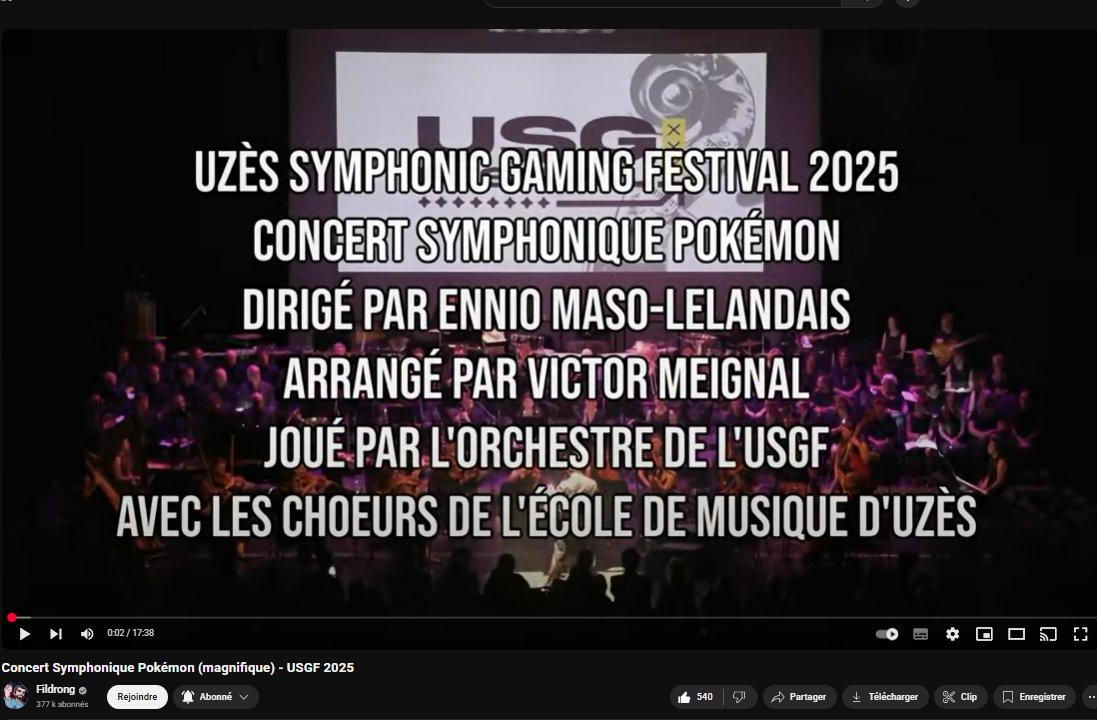 CoshJulia's tweet image. Aaaah ça avait l'air incroyable !! Déjà que j'adore le style orchestral, mais en plus ça colle tellement bien avec Pokémon !
Pitié venez nous faire une version de 2h-2h30 sur Paris !
#Pokémon