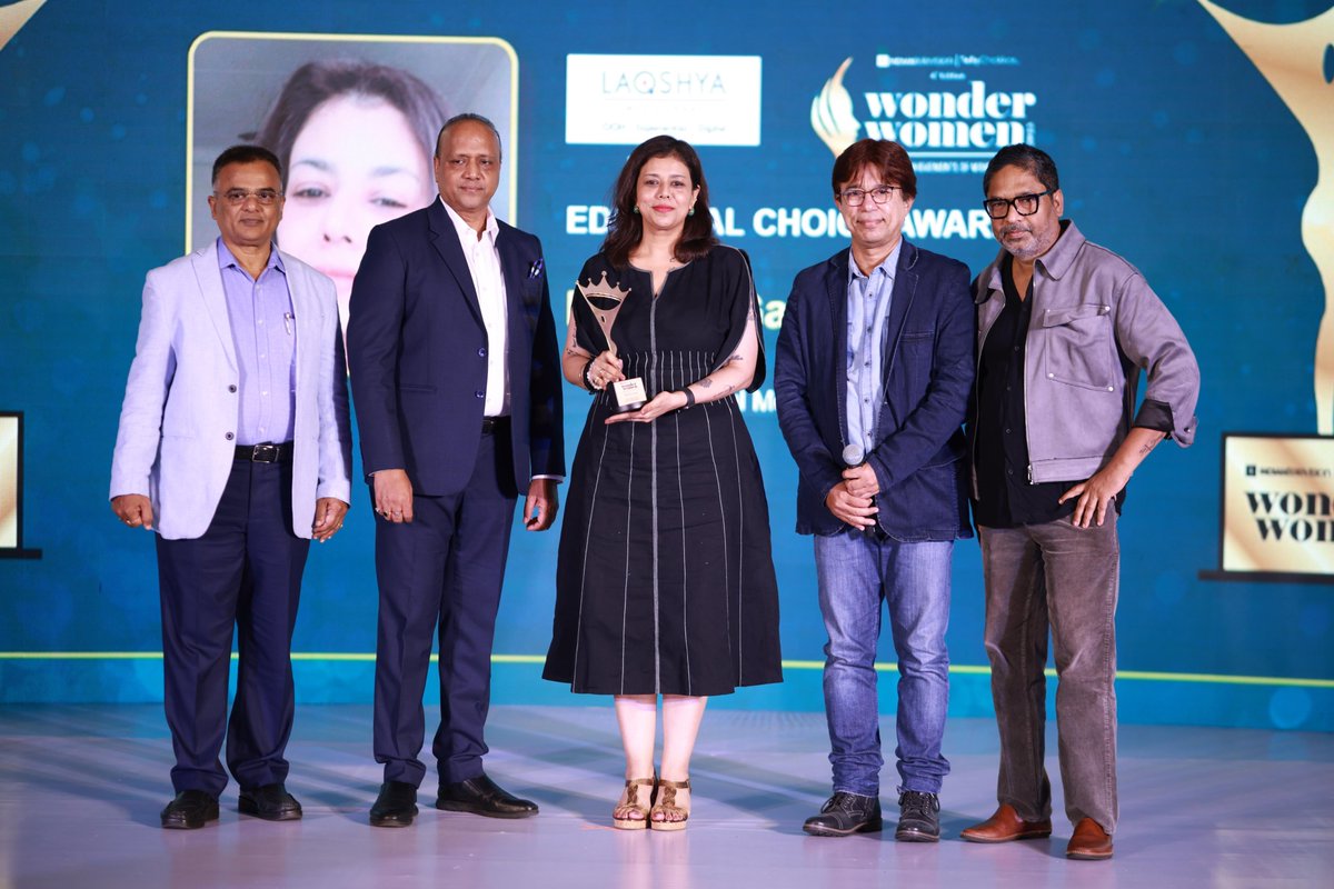 Indiantelevision.com (@itvnewz) on Twitter photo Celebrating innovation and impact in The <a href="/laqshyamedia/">Laqshya Media Group</a> Group Presents Editorial Choice Awards — <a href="/MandviSharma/">Mandvi Gayatri Sharma</a> of <a href="/treeshulmedia/">Tree-Shul Media Solutions</a> your work truly stands out at the 4th edition of Wonder Women 2025! <a href="/tellychakkar/">Tellychakkar.com</a>
#WW2025 #WonderWomen2025 Celebrating innovation and impact in The <a href="/laqshyamedia/">Laqshya Media Group</a> Group Presents Editorial Choice Awards — <a href="/MandviSharma/">Mandvi Gayatri Sharma</a> of <a href="/treeshulmedia/">Tree-Shul Media Solutions</a> your work truly stands out at the 4th edition of Wonder Women 2025! <a href="/tellychakkar/">Tellychakkar.com</a>
#WW2025 #WonderWomen2025