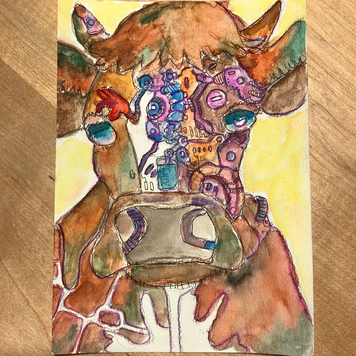 落書き
#アナログ絵　#絵柄が好みって人がいればいいなぁ