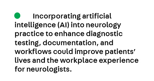 Key Point 1 from the article Clinical Applications of Artificial Intelligence in Neurology Practice by Drs. Peter Hadar and Lidia Moura, from the April #Neuroophthalmology issue, which is available to subscribers at hubs.la/Q03kd-NJ0
#Neurology #NeuroTwitter #MedEd #AI