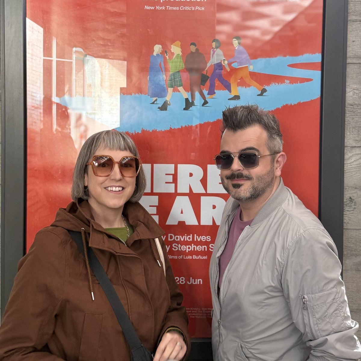 Dan Long (@mrteamcorvette) on Twitter photo “Brunch! That was the fatal mistake. As always.”
<a href="/DrTeamCorvette/">Dr Emma Colvert</a> took me to see Here We Are at <a href="/NationalTheatre/">National Theatre</a> and it was a glorious tale about the end of the world, with a side order of late stage capitalism.
Plus, we got to meet <a href="/denisohare/">Denis O'Hare</a> afterwards and he was a DELIGHT ♥️ “Brunch! That was the fatal mistake. As always.”
<a href="/DrTeamCorvette/">Dr Emma Colvert</a> took me to see Here We Are at <a href="/NationalTheatre/">National Theatre</a> and it was a glorious tale about the end of the world, with a side order of late stage capitalism.
Plus, we got to meet <a href="/denisohare/">Denis O'Hare</a> afterwards and he was a DELIGHT ♥️