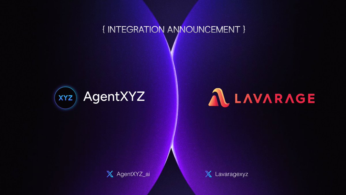 📸 <a href="/AgentXYZ_ai/">AgentXYZ | Trading Terminal 🔺</a> has once again partnered with <a href="/Lavaragexyz/">Lavarage | Ultimate Capital Efficiency on DeFi 🌋</a> to advance their mission of becoming the leading all-in-one trading terminal.

⭐They integrated <a href="/Lavaragexyz/">Lavarage | Ultimate Capital Efficiency on DeFi 🌋</a> a premier decentralized spot margin trading platform on Solana, 

Check #Agentxyz details below 👇
