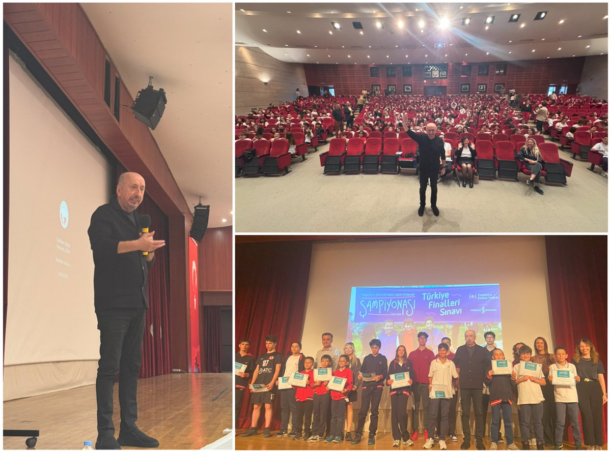 ODTÜ Geliştirme Vakfı Okulları'nın Türkiye Okullar Arası Zeka Oyunları Şampiyonası'nda başarılı olan öğrencileriyle ve öğretmenleriyle bir araya geldik. Bol bol beyin egzersizleri yaptık. 29 Mayıs 2025