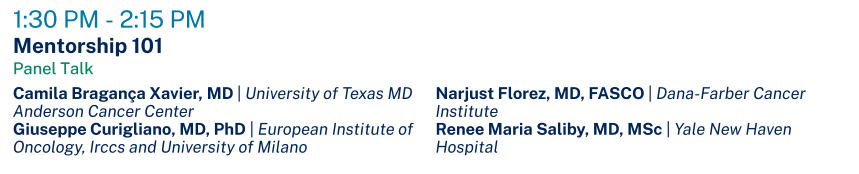 ASCO TECAG (@ascotecag) on Twitter photo 🎖️<a href="/ASCOTECAG/">ASCO TECAG</a> #ASCO25 #Mentorship #Sponsorship: From the best!
"Mentorship 101" with <a href="/CamilaBragancaX/">Camila Braganca Xavier</a> <a href="/NarjustFlorezMD/">Narjust Florez, MD, FASCO</a> <a href="/curijoey/">G Curigliano MD PhD</a> & <a href="/ReneeSaliby/">Renee Maria Saliby</a>
⏰5/31 12:30 PM - 1:15 PM📌 Hall C
<a href="/ASCO/">ASCO</a> #OncMEdEdCoP <a href="/IMG_Oncologists/">IMG Oncologists</a> #MedEd <a href="/TwoOncDocs/">TwoOncDocs</a> <a href="/OncoAlert/">OncoAlert</a> <a href="/OncBrothers/">Oncology Brothers</a> 🎖️<a href="/ASCOTECAG/">ASCO TECAG</a> #ASCO25 #Mentorship #Sponsorship: From the best!
"Mentorship 101" with <a href="/CamilaBragancaX/">Camila Braganca Xavier</a> <a href="/NarjustFlorezMD/">Narjust Florez, MD, FASCO</a> <a href="/curijoey/">G Curigliano MD PhD</a> & <a href="/ReneeSaliby/">Renee Maria Saliby</a>
⏰5/31 12:30 PM - 1:15 PM📌 Hall C
<a href="/ASCO/">ASCO</a> #OncMEdEdCoP <a href="/IMG_Oncologists/">IMG Oncologists</a> #MedEd <a href="/TwoOncDocs/">TwoOncDocs</a> <a href="/OncoAlert/">OncoAlert</a> <a href="/OncBrothers/">Oncology Brothers</a>