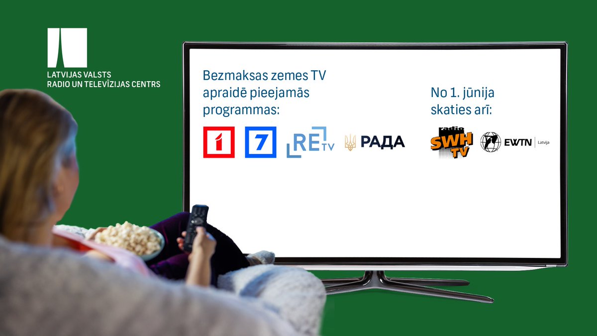 No 1.jūnija bezmaksas zemes TV apraidē pārraidīsim divas jaunas TV programmas – Radio SWH TV  un EWTN Latvija. Pirmajos mēnešos jaunās programmas darbosies testa režīmā. Lai uztvertu programmas, iedzīvotājiem jāveic automātiskā programmu meklēšana televizoros vai dekoderos.