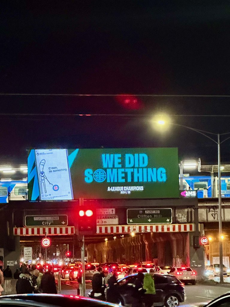 Isuzu UTE A-League (@aleaguemen) on Twitter photo . <a href="/MelbourneCity/">Melbourne City FC</a> get the last laugh over <a href="/gomvfc/">Melbourne Victory</a> in 2024-25 - this billboard is now live in Swan Street. . <a href="/MelbourneCity/">Melbourne City FC</a> get the last laugh over <a href="/gomvfc/">Melbourne Victory</a> in 2024-25 - this billboard is now live in Swan Street.