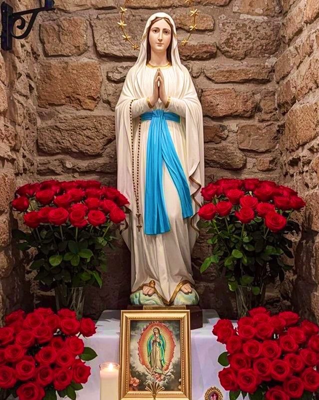 qriswell's tweet photo. 🙏 Dios te salve, María, 
llena eres de gracia;
el Señor es contigo.

Bendita Tú eres 
entre todas las mujeres,
y bendito es el fruto
de tu vientre, Jesús. 

Santa María, Madre de Dios,
ruega por nosotros, pecadores,
ahora y en la hora de nuestra muerte.

Amén. 😇 https://t.co/jWJy9QO9sP
