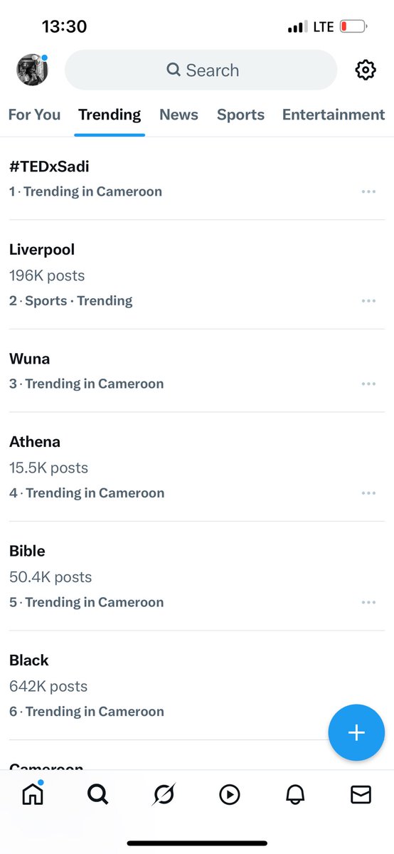 Guess the number one trending hashtag in Cameroon right now? 

🥹#TEDxSadi