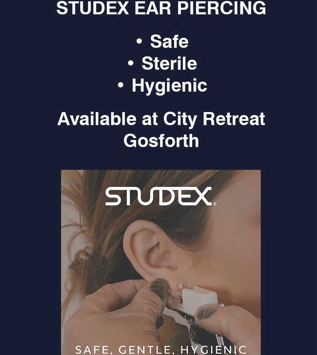Looking for a Safe, Sterile, Hygeinic Earpiercing Service? Our Gosforth team offer advanced STUDEX Earpiercing with a medical grade instrument, a private room and a trusted personal consultation with one of our highly trained therapists.