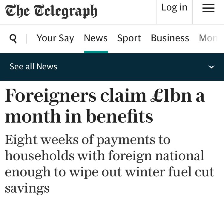 An old friend sent me this article with

“How is this sustainable? I’m fucking sick I paid £8000 tax last year for this!”