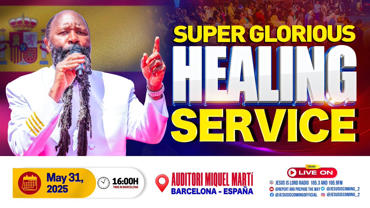 HeNailedFomysin's tweet photo. For the kingdom of God is not a matter of talk but of power." 1 Corinthians 4:20

Raw power of the Blood and the Cross exhibited at the
#SpainHealingService is unprecedented!

What a strong statement about the Gospel of Repentance and turning away from sin! https://t.co/wU1XGoQzif