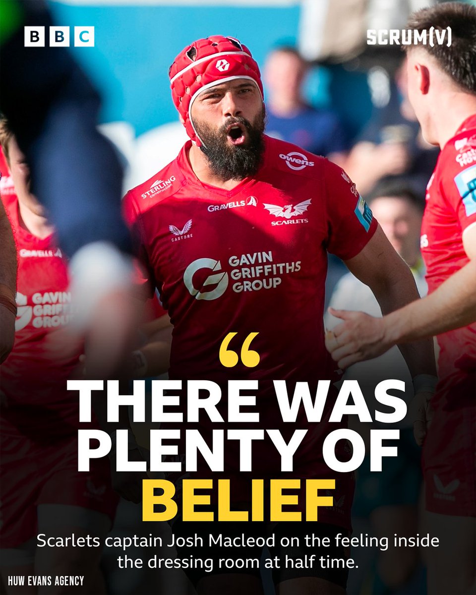 Josh Macleod says the belief was there at half time for the #Scarlets to go on and beat Leinster... 🏉

Where did it go wrong in that second half? 🧐

#BBCRugby #URC