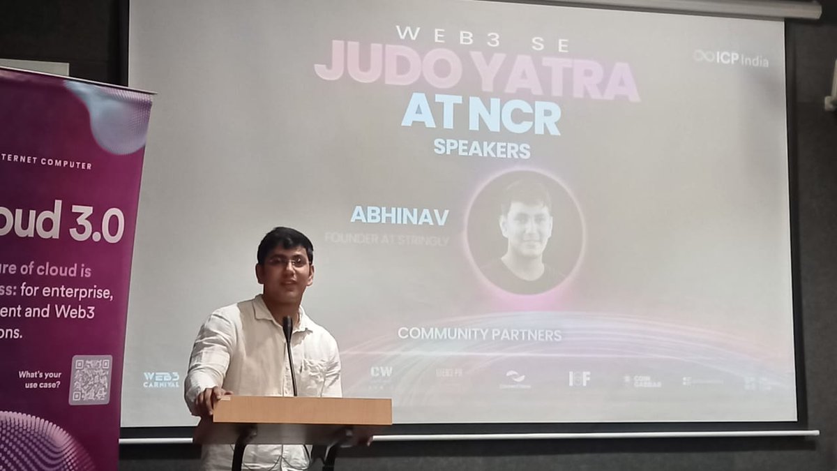 Had a great meetup and event  by <a href="/icphub_IN/">ICP Hub India - Crewsphere</a> 
Had a nice session on web3 <a href="/abhinav_flick/">Abhinav</a>