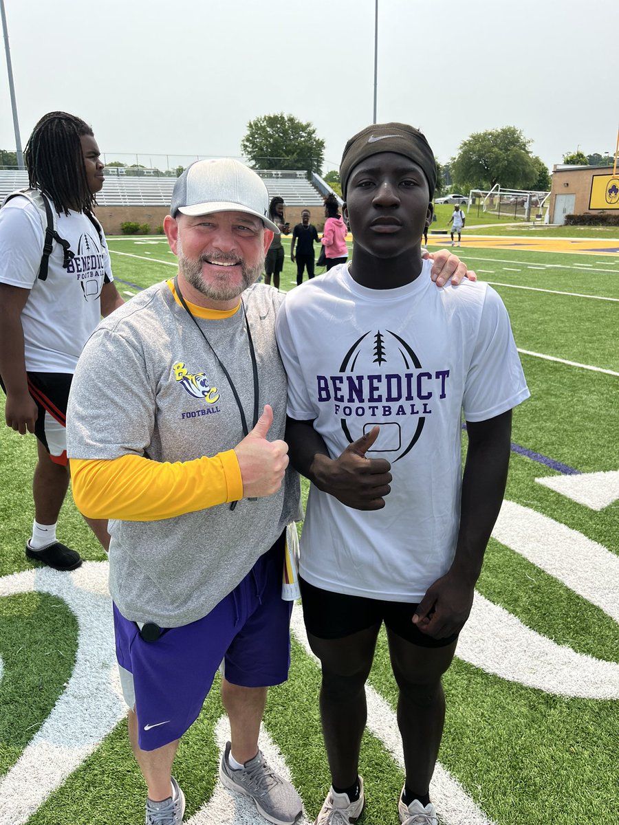 AGTG!! After a great camp at blessed to receive an offer from Benedict College. <a href="/coachmbriggs/">Def P. Coord. Sfty&OLBs. NFL Lias. Acad Coord.</a> <a href="/coachrdickerson/">Ron Dickerson Jr</a> <a href="/Andy_Villamarzo/">Andy Villamarzo</a> <a href="/dowork_sports/">DoWork_Sports LLC</a> <a href="/NHS_Eagles_FB/">Niceville Football Recruiting</a> <a href="/Niceville_FB/">Niceville Football</a> <a href="/GoTigers_FB/">Benedict College Football</a>
