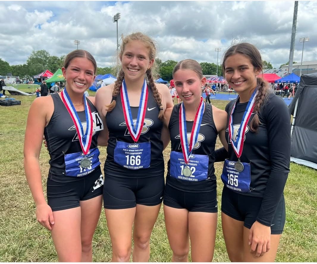Claire Combs (@clairecombs2028) on Twitter photo What a way to end an amazing track season! I ran in the 4x400 and we placed 2nd! Running a 4:08, only 3 seconds away from first! We had an 8-second PR! Everyone split was a 1:02! I'm very happy with my relay team and how much effort we put in this season. <a href="/ImYouthSoccer/">ECNL/GA/Recruiting/College Soccer</a> <a href="/KHSAA/">KHSAA Main</a> What a way to end an amazing track season! I ran in the 4x400 and we placed 2nd! Running a 4:08, only 3 seconds away from first! We had an 8-second PR! Everyone split was a 1:02! I'm very happy with my relay team and how much effort we put in this season. <a href="/ImYouthSoccer/">ECNL/GA/Recruiting/College Soccer</a> <a href="/KHSAA/">KHSAA Main</a>