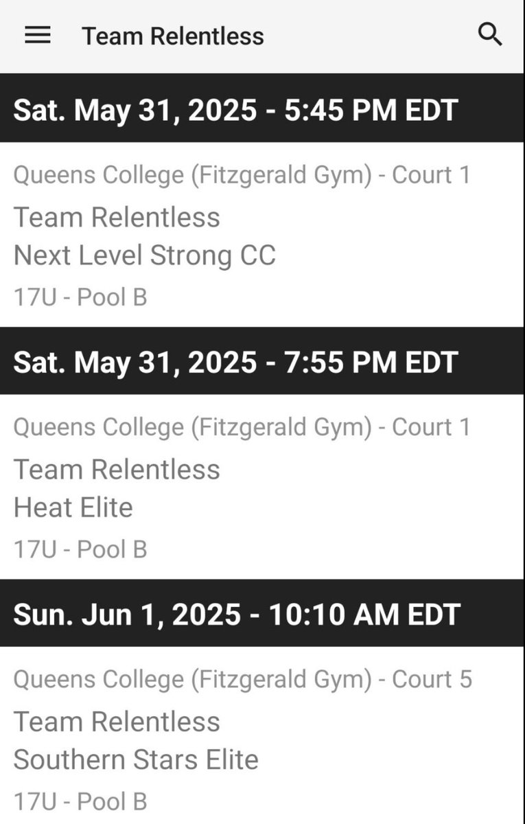 PFranchock's tweet image. Schedule this weekend for @madehoops the collision with @TeamRe1entless