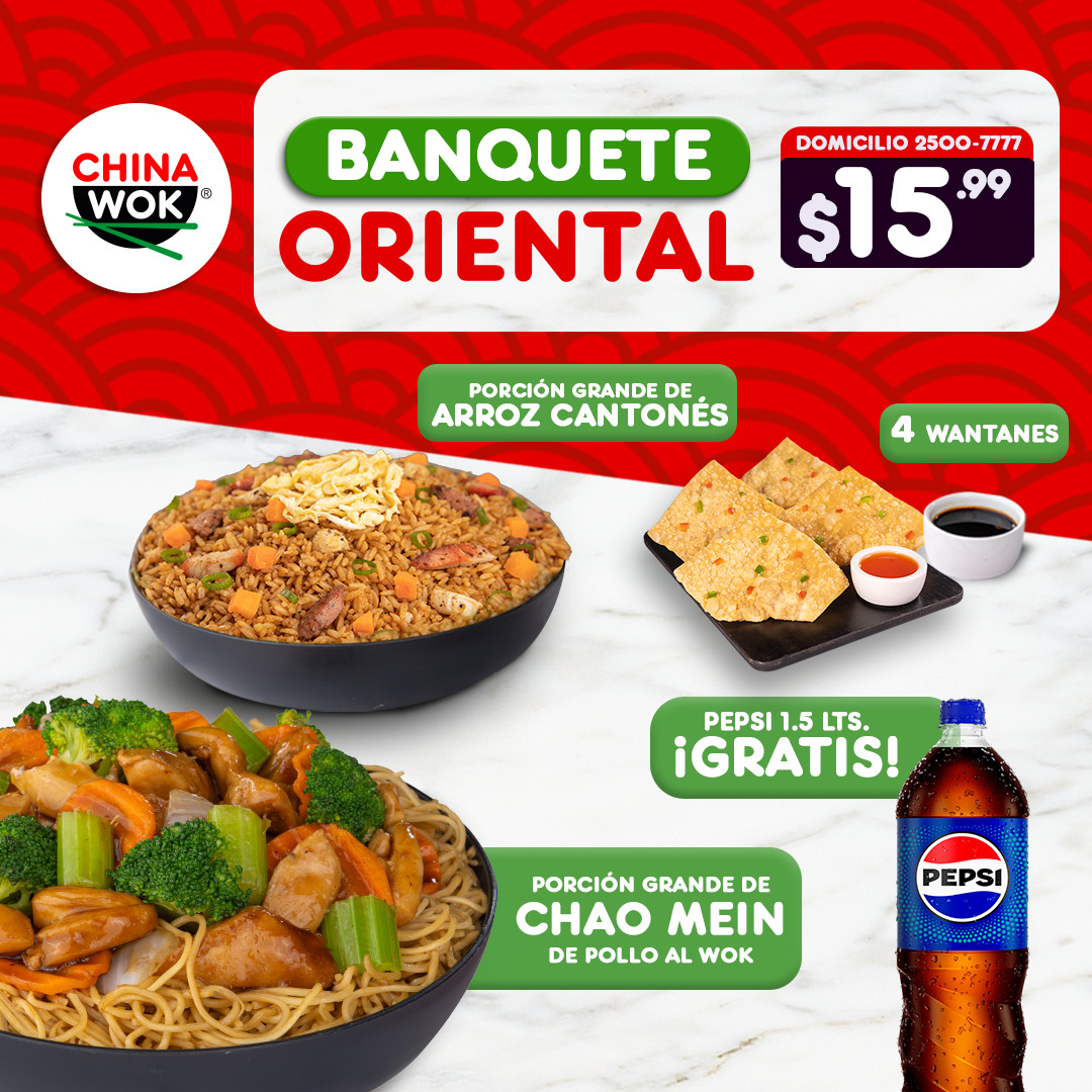 ¡No te quedés con el antojo! Pedí tu Banquete Oriental y sentí el verdadero sabor oriental.
Porque comer bien se siente bien🔥🥡🍚