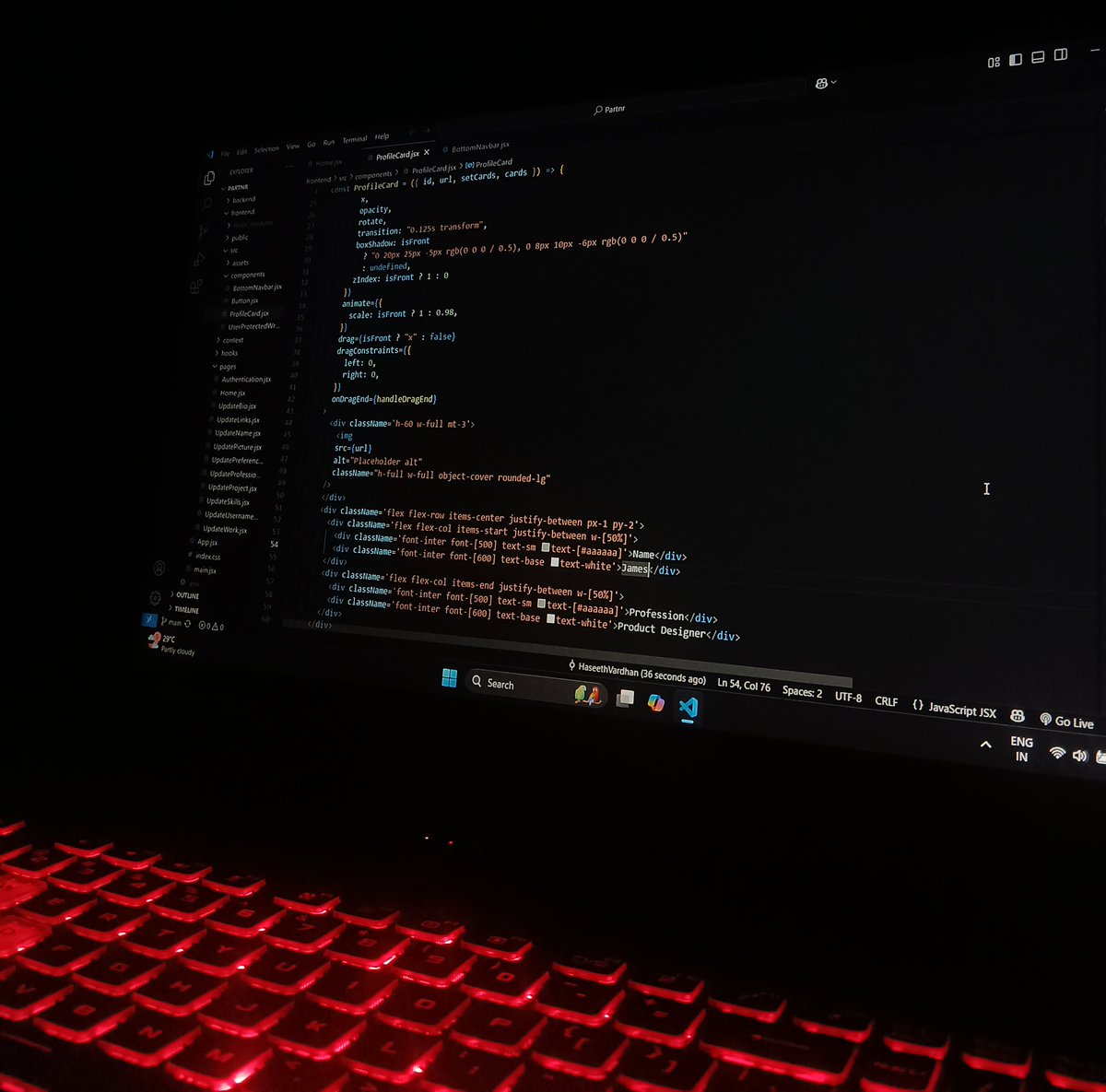 haseethvardhan's tweet image. Day 120 of #200daysofcode

~ Solved POTD on leetcode ✅
~ Solved 3 graph problems based on Disjoint Set 🧠
~ Spent almost 4-5 hrs to complete the frontend of my homepage using framer motion 🧑🏻‍💻

Working on web dev made me realise why I like it!

#dsa #learninpublic #CodingJourney