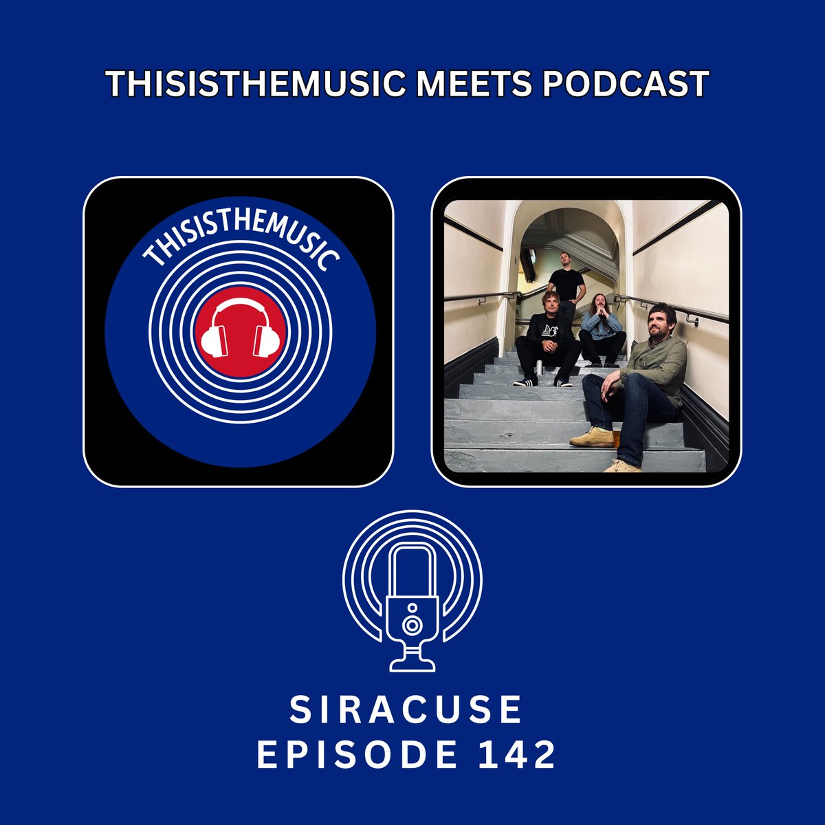 EP 142 of the ThisIsTheMusic meets podcast featuring <a href="/siracusemusic/">SIRACUSE</a> will be available from 9am tomorrow morning! 

Tune in to get the lowdown on new single  “Chase The Morning” upcoming support slot with <a href="/weareATY/">All the Young</a>, The Frog and Fiddle headliner, debut album, album 2 + lots more!