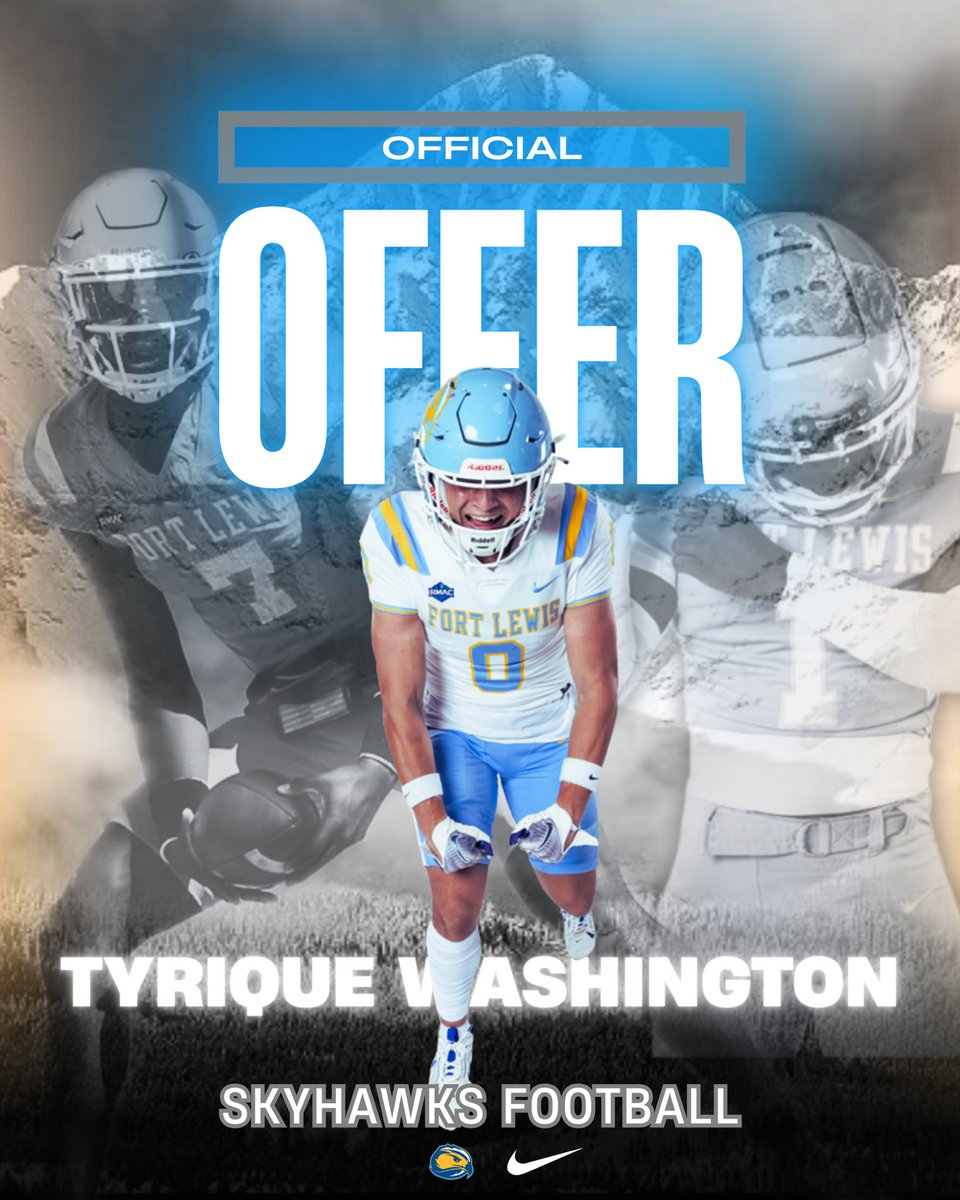 Tyrique Washington (@tyrique_70) on Twitter photo After a great conversation with <a href="/FLCCoach_Grinde/">John Grinde</a> I am blessed and excited to have received an offer to Fort Lewis College. <a href="/Coach_SBrown/">Spencer Brown</a> <a href="/CoachJonRoberts/">Coach Jon Roberts</a> <a href="/TeeWash03/">Tee Wash</a> After a great conversation with <a href="/FLCCoach_Grinde/">John Grinde</a> I am blessed and excited to have received an offer to Fort Lewis College. <a href="/Coach_SBrown/">Spencer Brown</a> <a href="/CoachJonRoberts/">Coach Jon Roberts</a> <a href="/TeeWash03/">Tee Wash</a>