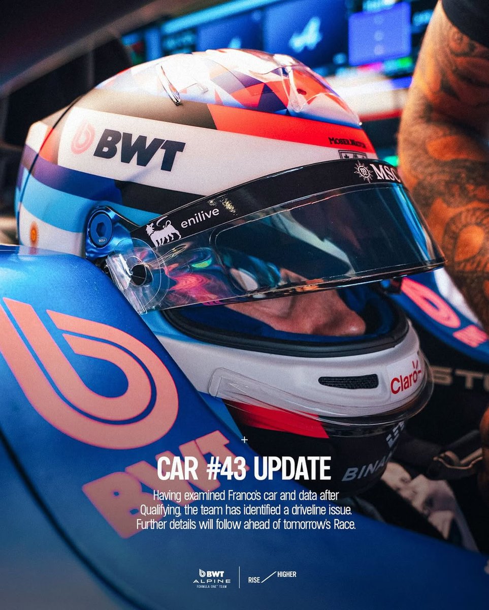 BWT Alpine Formula One Team tweet media