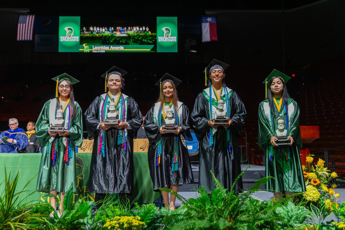 YsletaISD's tweet photo. Spartans Class of 2025, you did it—now go take on the world, but don’t forget to stop and enjoy the ride. 🎓💚 #THEDISTRICT #Graduation2025 https://t.co/jAcg2ZMjct
